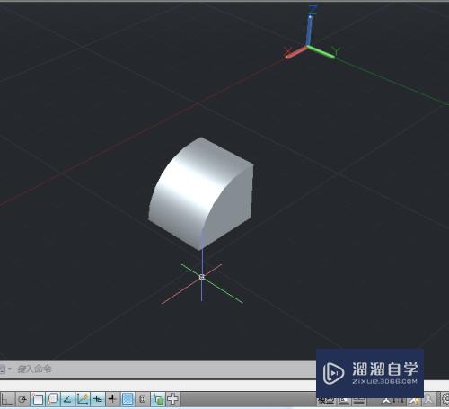 AutoCAD如何修改立方体的一个角为圆角？