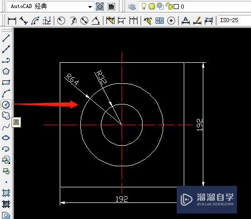 CAD怎么绘制图形的俯视图和左右视图(cad怎么绘制图形的俯视图和左右视图的区别)