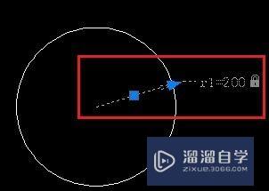 AutoCAD如何标注半径尺寸约束？