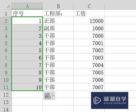 如何在Excel中加一个自动排序的编号(如何在excel中加一个自动排序的编号格式)