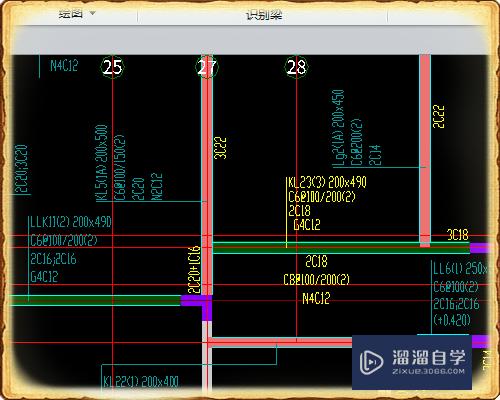 gtj如何识别CAD图纸中的梁(cad图纸怎么看梁)