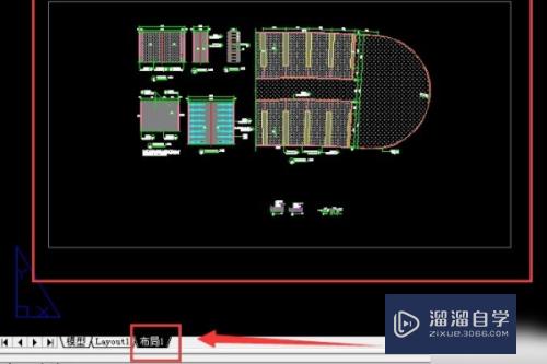 CAD中怎么在布局中旋转图形但模型不旋转？