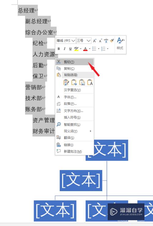 怎么用Word快速制作组织结构图(怎么用word快速制作组织结构图表)