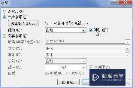 Word2010怎样用图片作为水印(word中将图片作为水印)