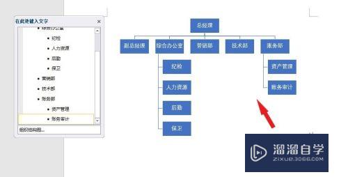 怎么用Word快速制作组织结构图(怎么用word快速制作组织结构图表)