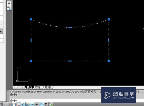 CAD怎么把矩形中的直线转为圆弧(cad怎么把矩形中的直线转为圆弧线)