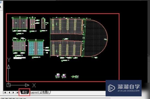 CAD中怎么在布局中旋转图形但模型不旋转？