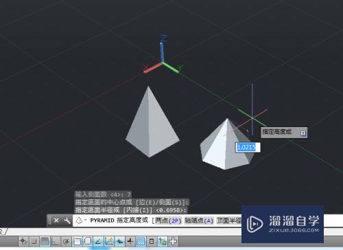 CAD如何绘制棱椎体(cad怎么画棱锥体)