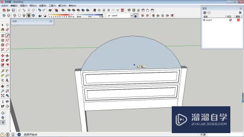 SketchUp怎么创作床头模型