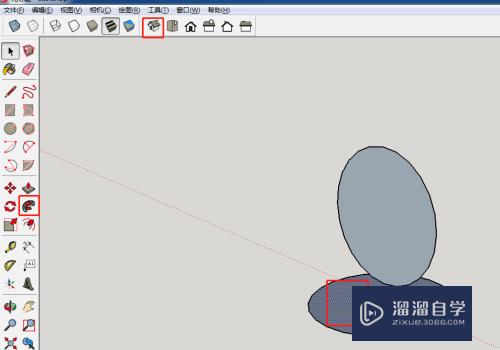 草图大师怎么绘制圆球模型？