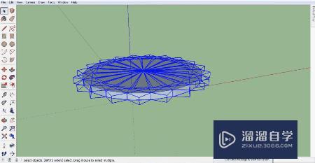 SketchUp怎么创建旋转楼梯