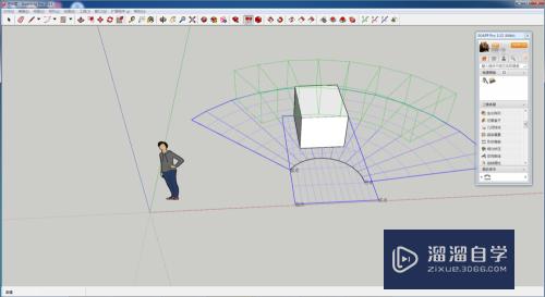 SketchUp插件的形体弯曲怎么用