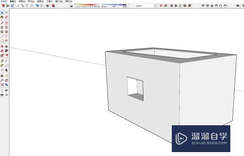 SketchUp怎么借助平面图搭建模型