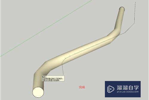 SketchUp怎么跟随路径制图