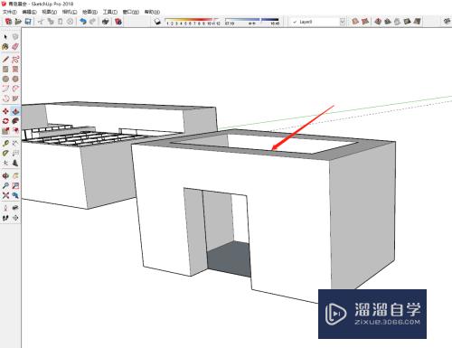 SketchUp怎么借助平面图搭建模型