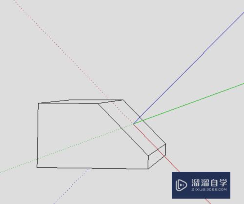 草图大师怎么绘制平行于斜面的模型？