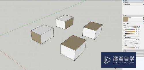 SketchUp建模材质怎么区分