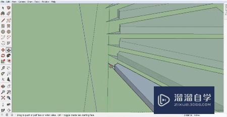 SketchUp怎么创建旋转楼梯