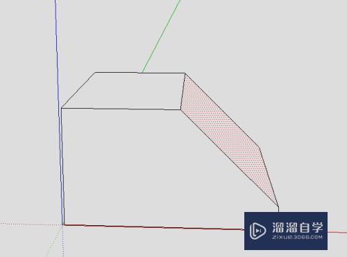 草图大师怎么绘制平行于斜面的模型？