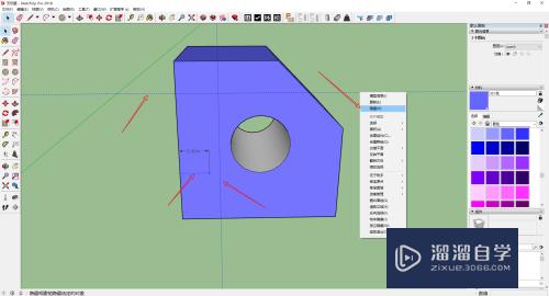 SketchUp中卷尺工具怎么用