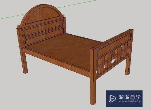 SketchUp怎么创作床头模型