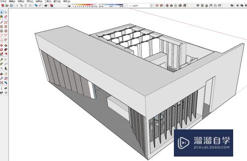 SketchUp草图大师如何借助平面图搭建立体模型？