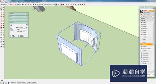 SketchUp草图大师怎么创建曲线与曲面