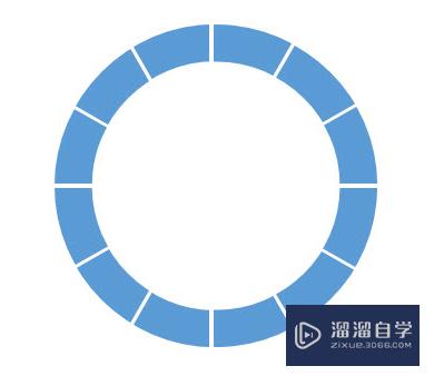 如何用PPT绘制设计一个分割型环形图(ppt中圆环)