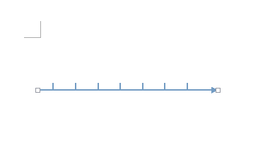 wps里如何制作数轴?