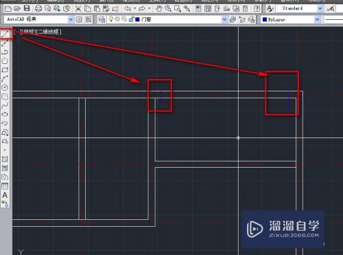 CAD建筑平面图的门窗开口怎么画(cad建筑平面图的门窗开口怎么画的)