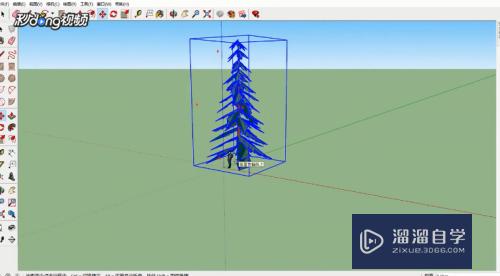 SketchUp如何创建3D常青树模型(sketchup树木建模)