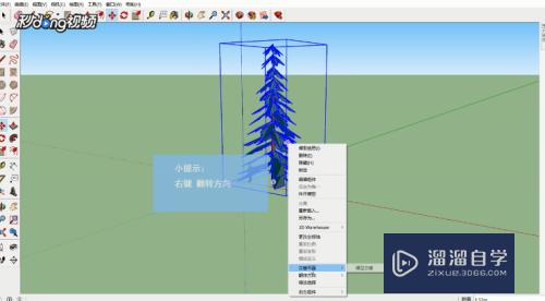 SketchUp如何创建3D常青树模型(sketchup树木建模)