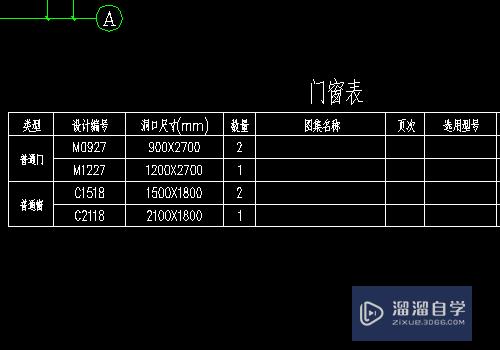 CAD如何快速生成门窗表(cad如何快速生成门窗表格图)