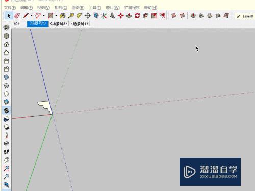 SketchUp路径跟随工具使用教程(sketchup2020路径跟随)