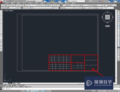 CAD怎样画出建筑图图框(cad怎样画出建筑图图框大小)