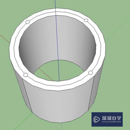 SketchUp建立圆管模型的方法(su怎么做圆管)
