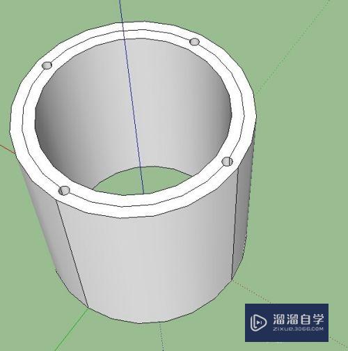 SketchUp建立圆管模型的方法(su怎么做圆管)