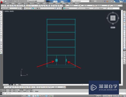 CAD怎么绘制三门展柜平面图(cad怎么绘制三门展柜平面图纸)