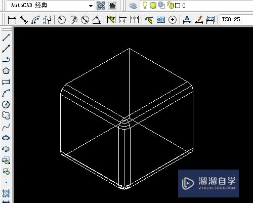 CAD怎么实体图形使用倒圆角(如何在cad实体倒圆角)