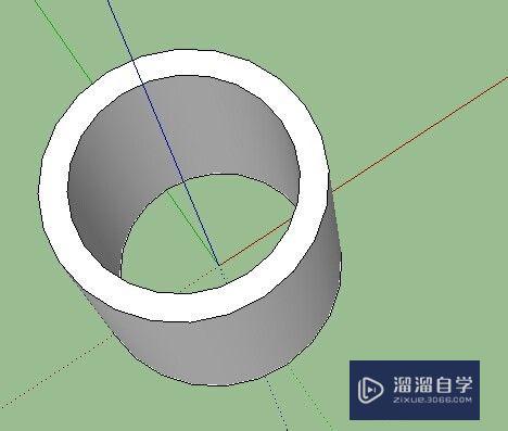 SketchUp建立圆管模型的方法(su怎么做圆管)