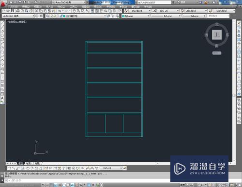 CAD怎么绘制三门展柜平面图(cad怎么绘制三门展柜平面图纸)