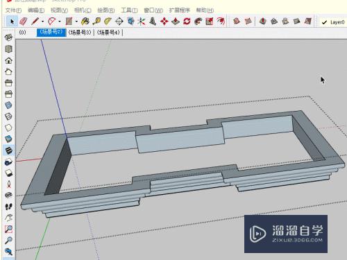 SketchUp路径跟随工具使用教程(sketchup2020路径跟随)