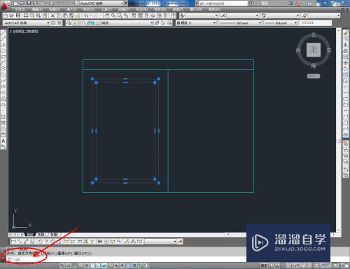 CAD如何制作二门吊柜平面图？