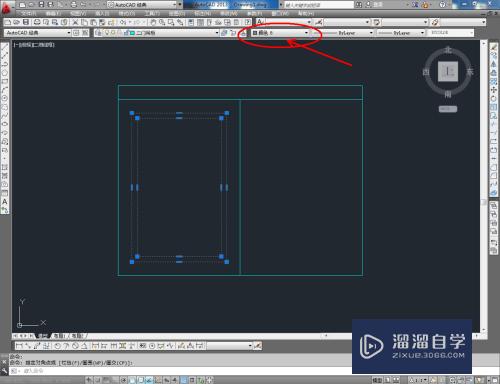 CAD如何制作二门吊柜平面图？