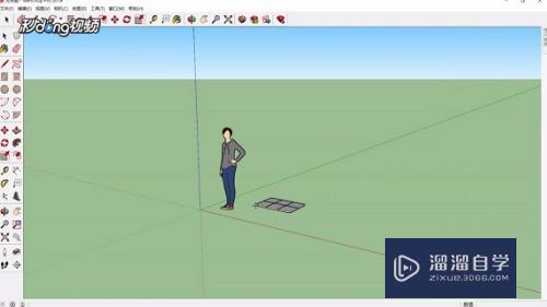 如何在SketchUp中创建平铺网络模型(sketchup做平面布置图)