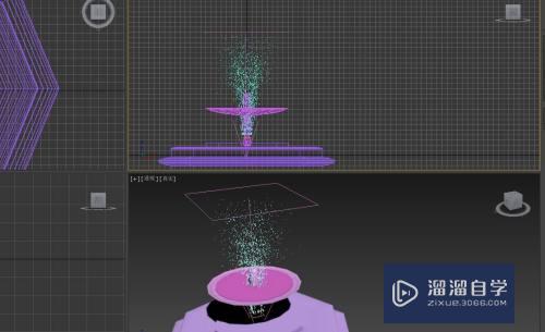 3DMax喷泉怎么制作喷射水流动画？