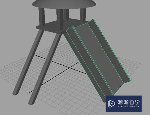 Maya怎么建模一个滑梯(maya怎么建模一个滑梯的物体)