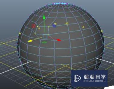 Maya进入物体顶点级别进行编辑