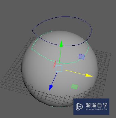 Maya如何在网格表面投射曲线(maya怎么显示网格线)