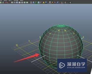 Maya进入物体顶点级别进行编辑